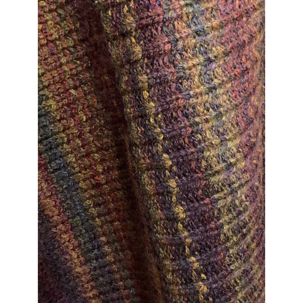 Per se by Carlisle Women’s Merino Wool Blend Multicolor Open Front Cardigan XS - Picture 7 of 8
